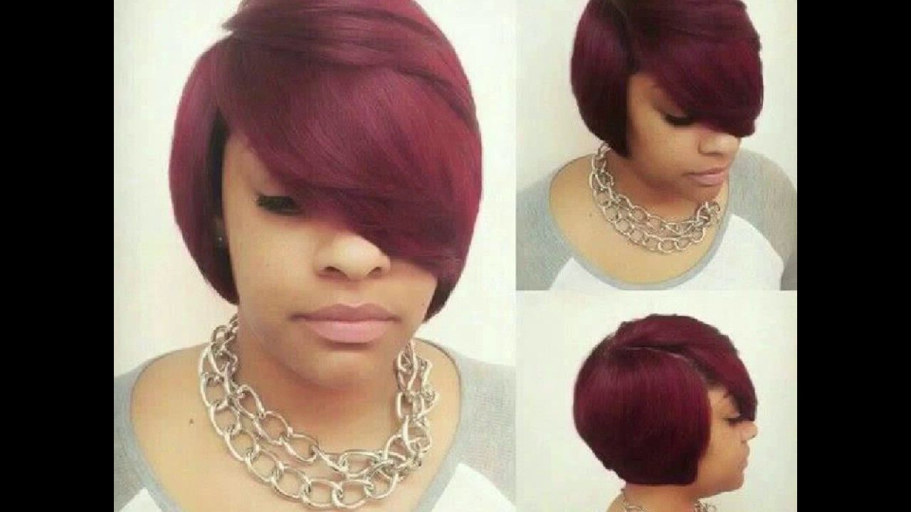 Cute Short Bob Hairstyles For African American Woman (View 12 of 25)