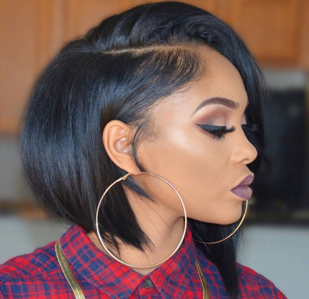 Cute Short Hairstyles For Black Women – Leymatson In Short Hairstyles For Black Round Faces (View 5 of 25)