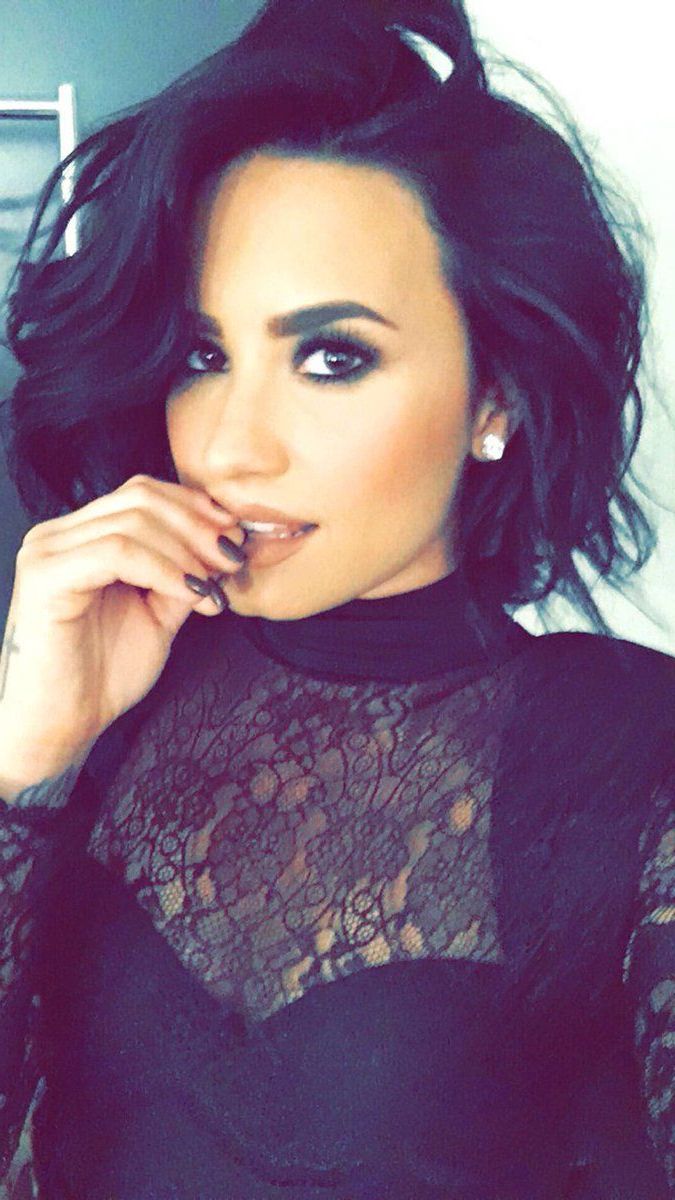 Demi Lovato News On | Demi Amor | Pinterest | Flirting, Makeup And Within Demi Lovato Short Haircuts (View 17 of 25)