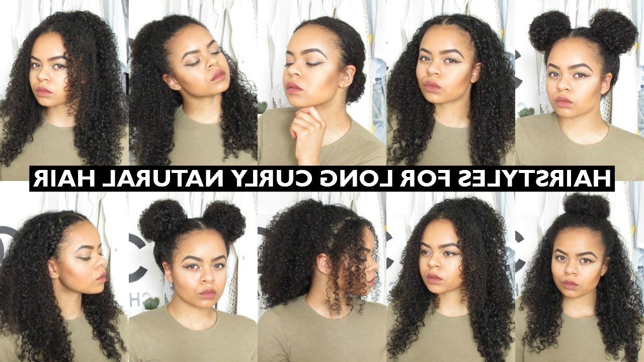 Easy Hairstyles For Long Curly Hair – Leymatson Intended For Naturally Curly Hairstyles (Photo 4 of 25)