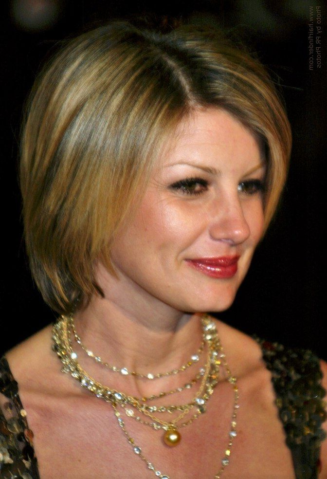 Faith Hill | Clean And Conservative Bob Hairstyle With Tapered Sides With Blonde Bob Hairstyles With Tapered Side (View 25 of 25)