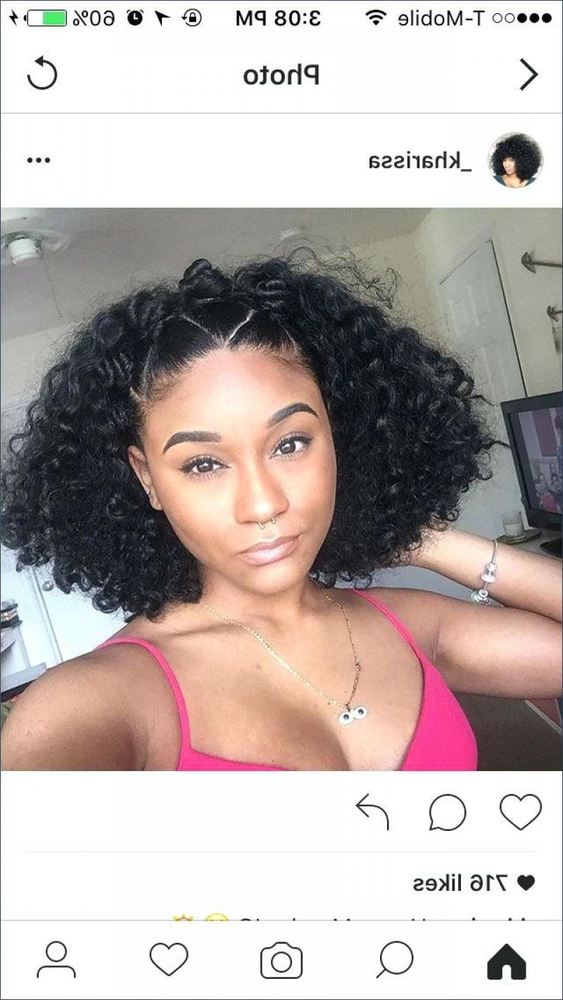 Favorite Hairstyles For Short Natural Black Hair | Hairstyles Ideas Within Short Haircuts For Curly Black Hair (Photo 9 of 25)