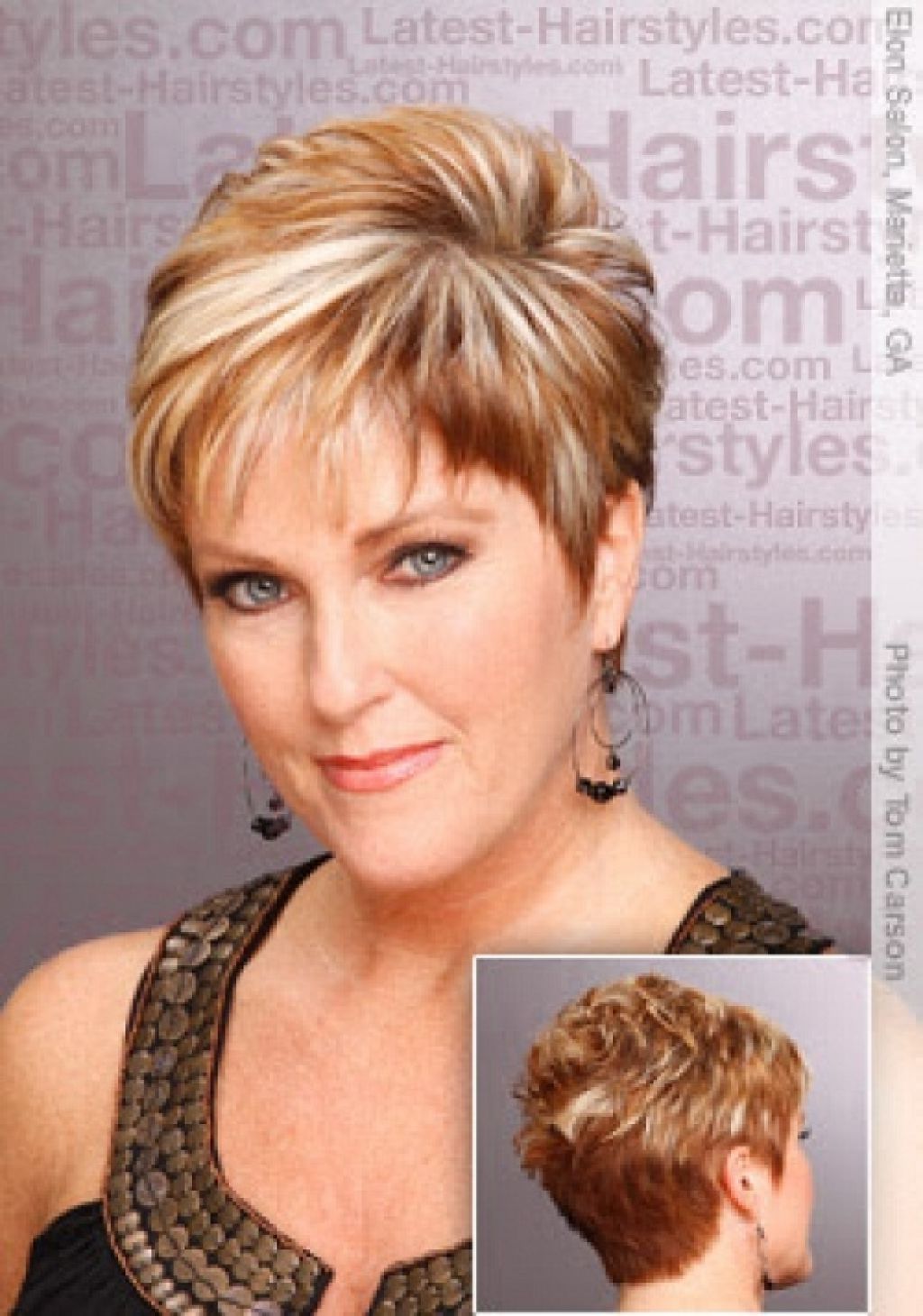Find Out Full Gallery Of Beautiful Haircuts For Fat Women Over 40 Inside Short Haircuts Women Over 50 (Photo 12 of 25)