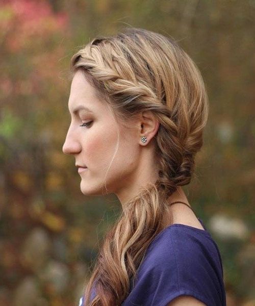 Flowy Side Braid. | Prom Hairstyles (View 1 of 25)