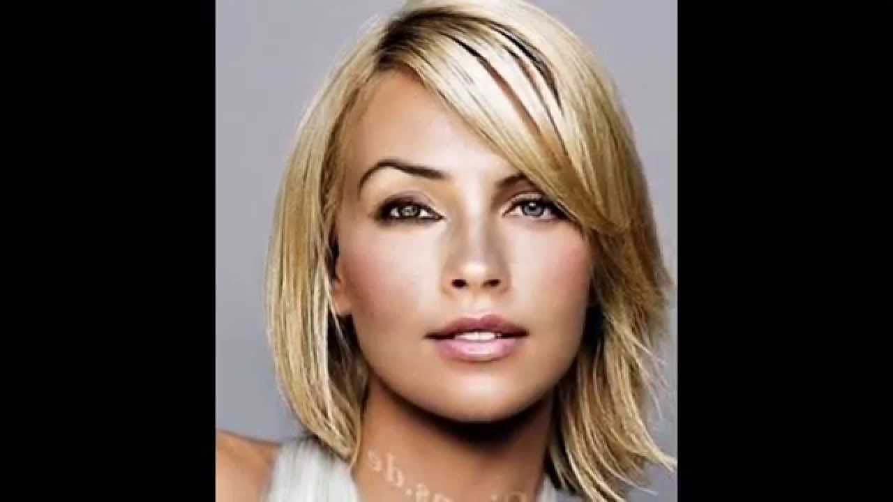 Hairstyles High Forehead – Youtube Pertaining To Short Haircuts For Big Foreheads (Photo 1 of 25)