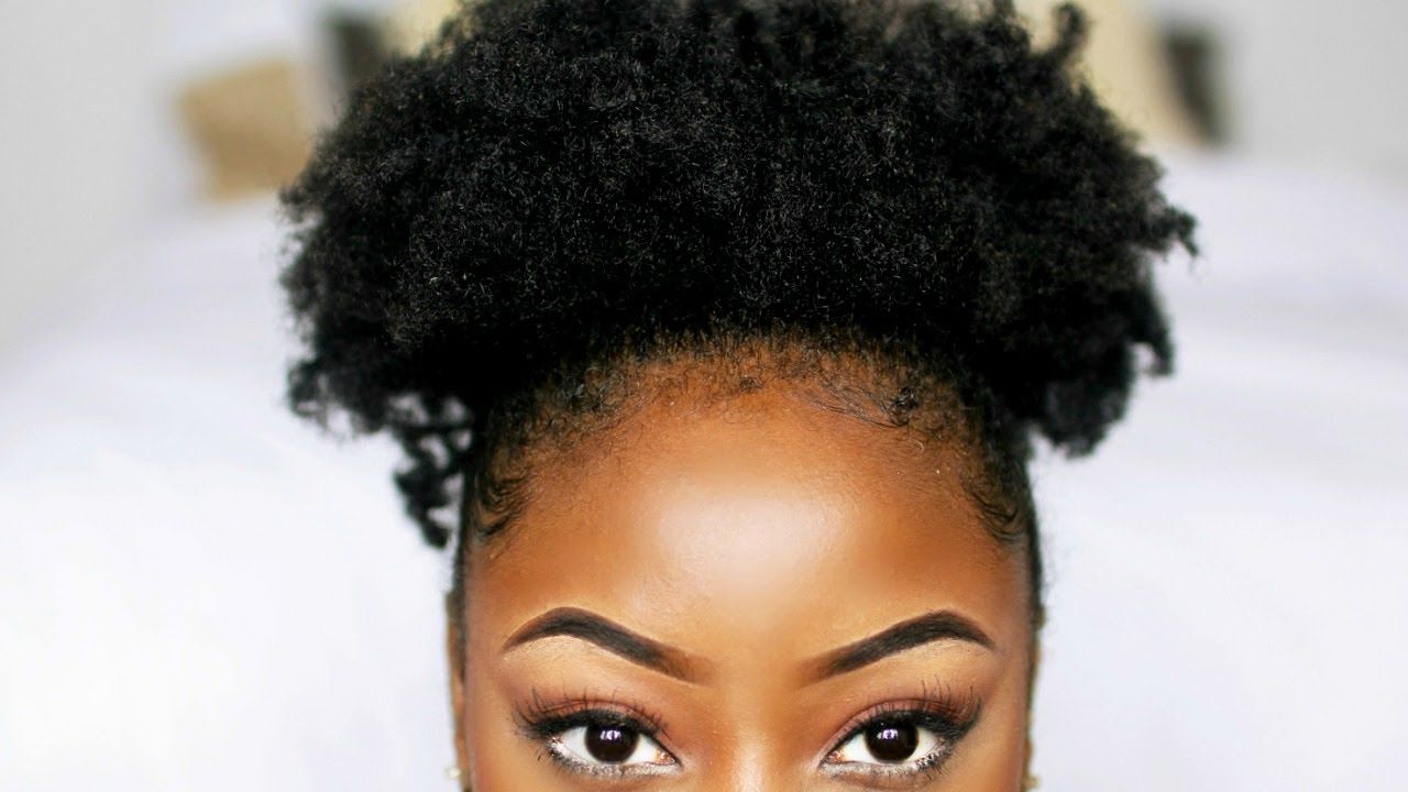 High Puff On Short Kinky Natural Hair | Easy Natural Hairstyles Regarding Short Haircuts For Kinky Hair (View 6 of 25)