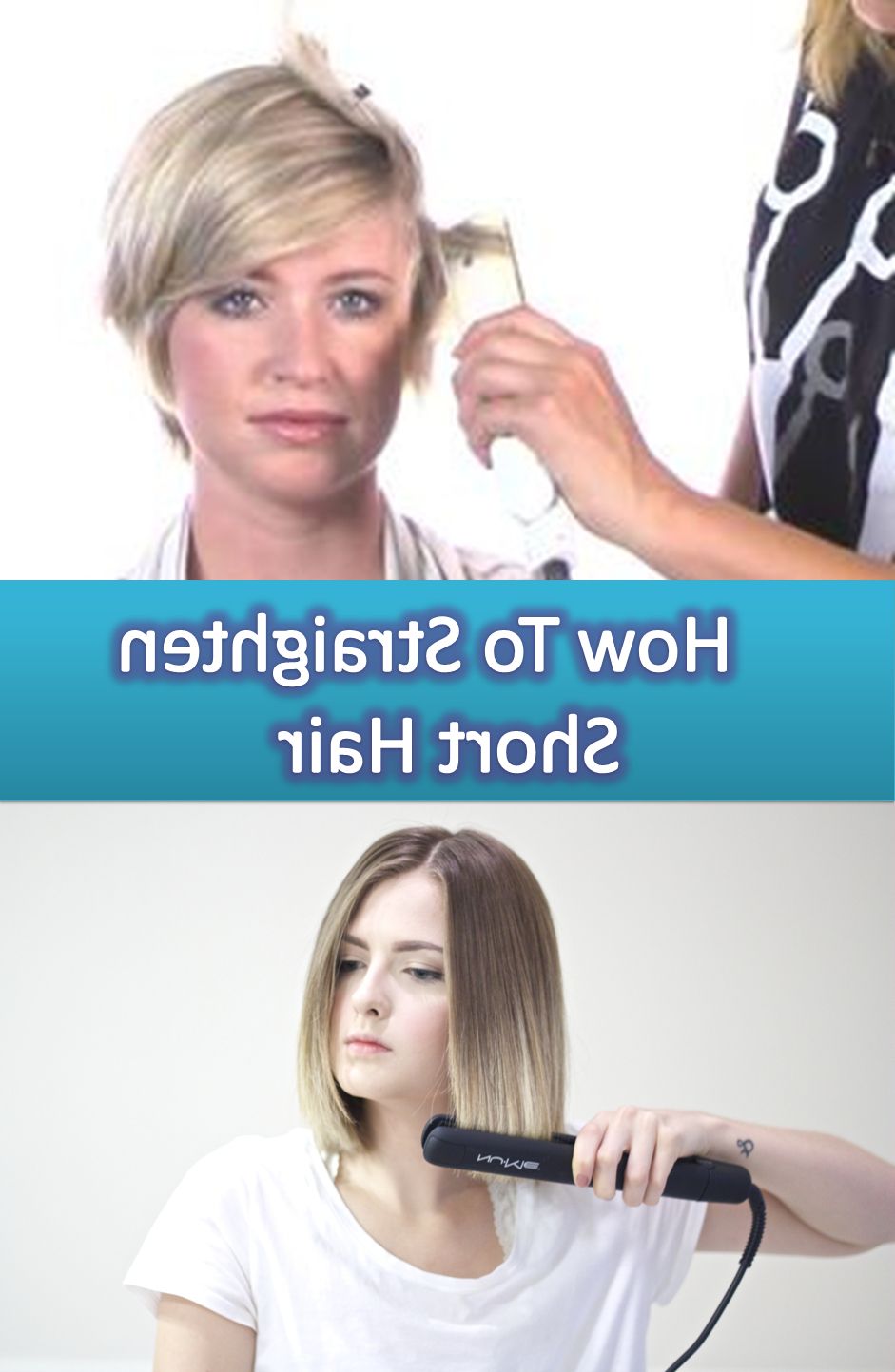 How To Straighten Short Hair | Pinterest | Blow Dry, Short Hair And Inside Short Curly Blow Dry (View 10 of 25)