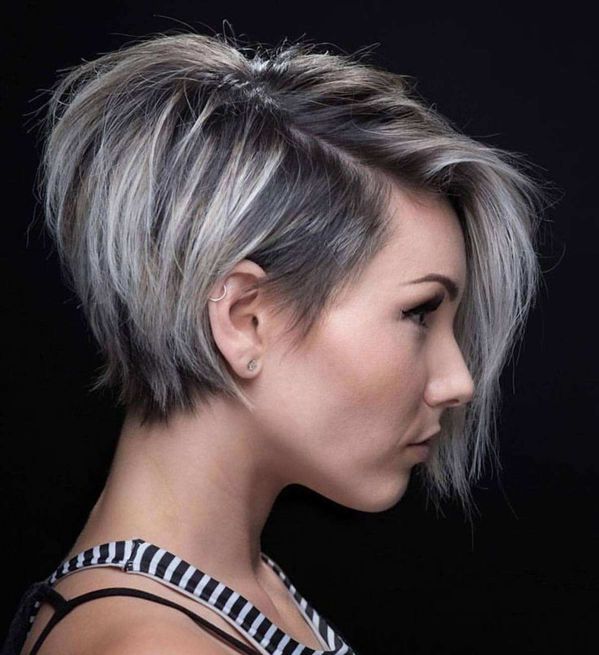 Images Of Short Hairstyles 30 Best Asymmetric Short Haircuts For Regarding Asymmetrical Short Haircuts For Women (View 2 of 25)