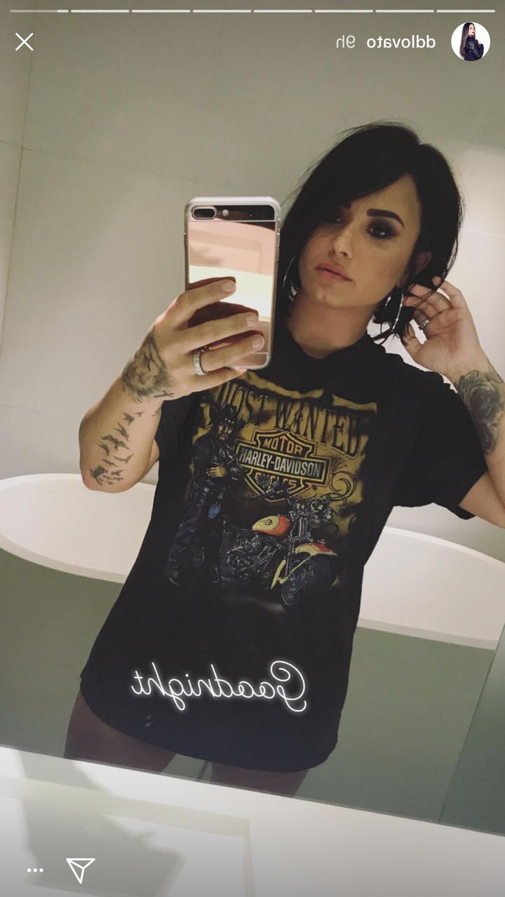 Is Demi Lovato's Short Hair Real? The New Angled Bob Is A Big Change Pertaining To Demi Lovato Short Haircuts (View 23 of 25)