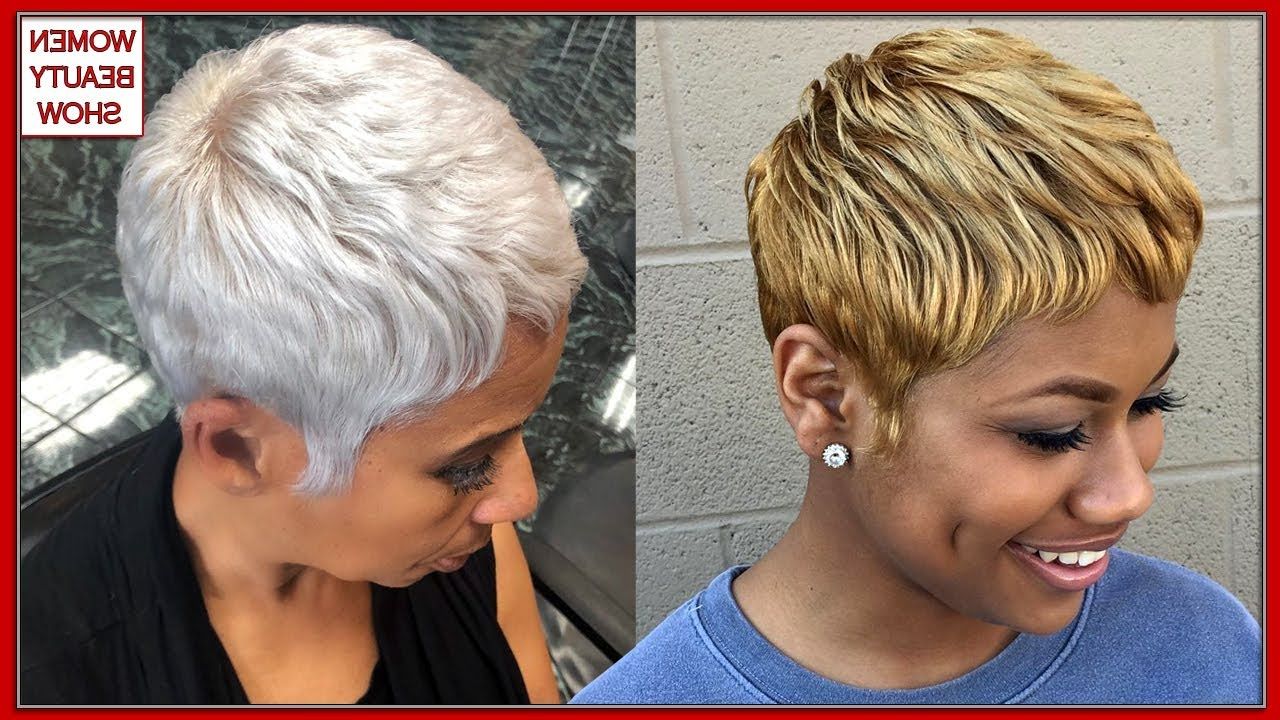Latest Short Haircuts & Hair Color Ideas For Black Women – Short Within Short Hairstyles With Color For Black Women (Photo 9 of 25)