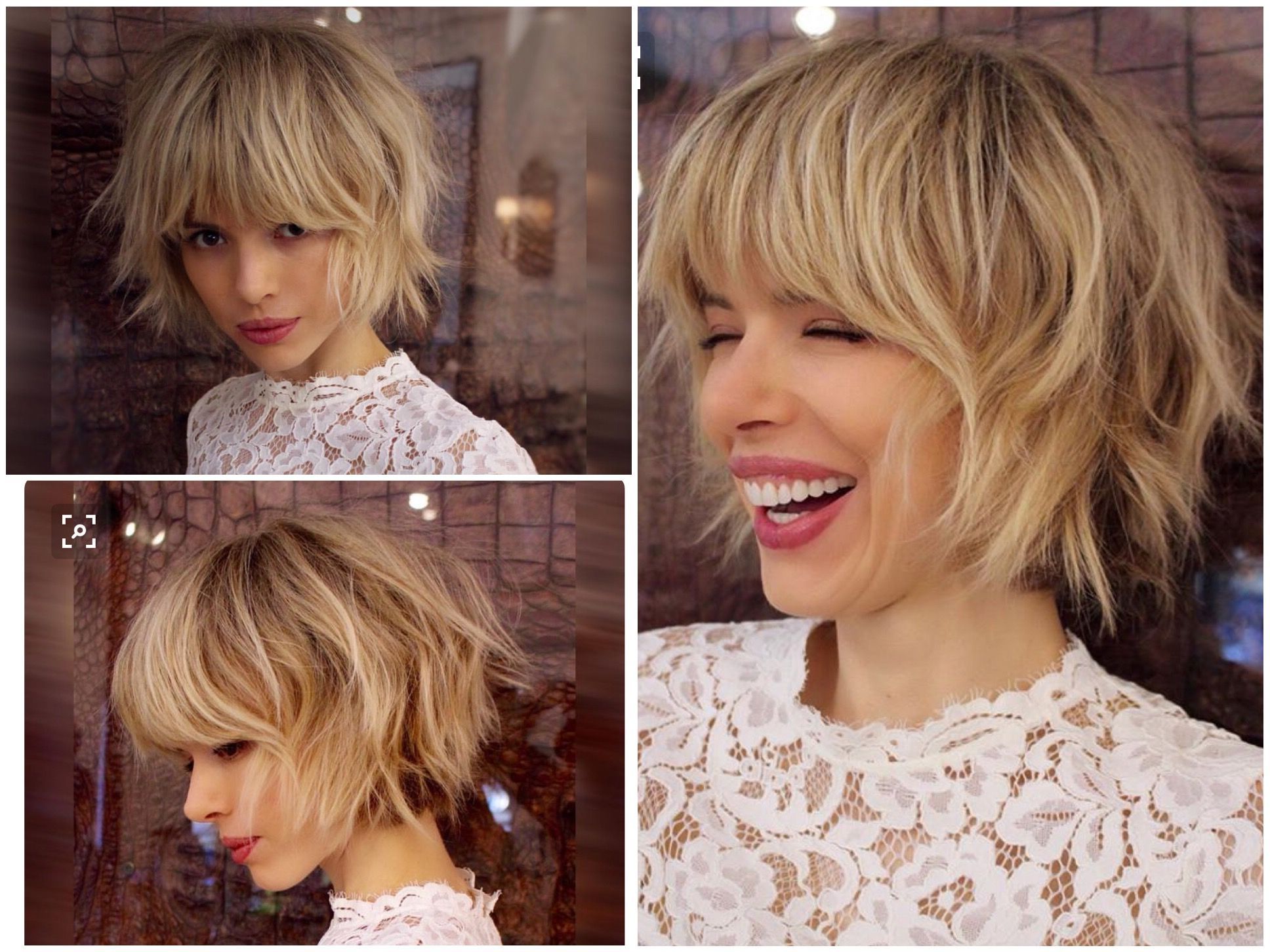 Layered Bob With Some Fringe/bang. Could Be Pretty Versatile. | My Throughout Layered Short Hairstyles With Bangs (Photo 4 of 25)