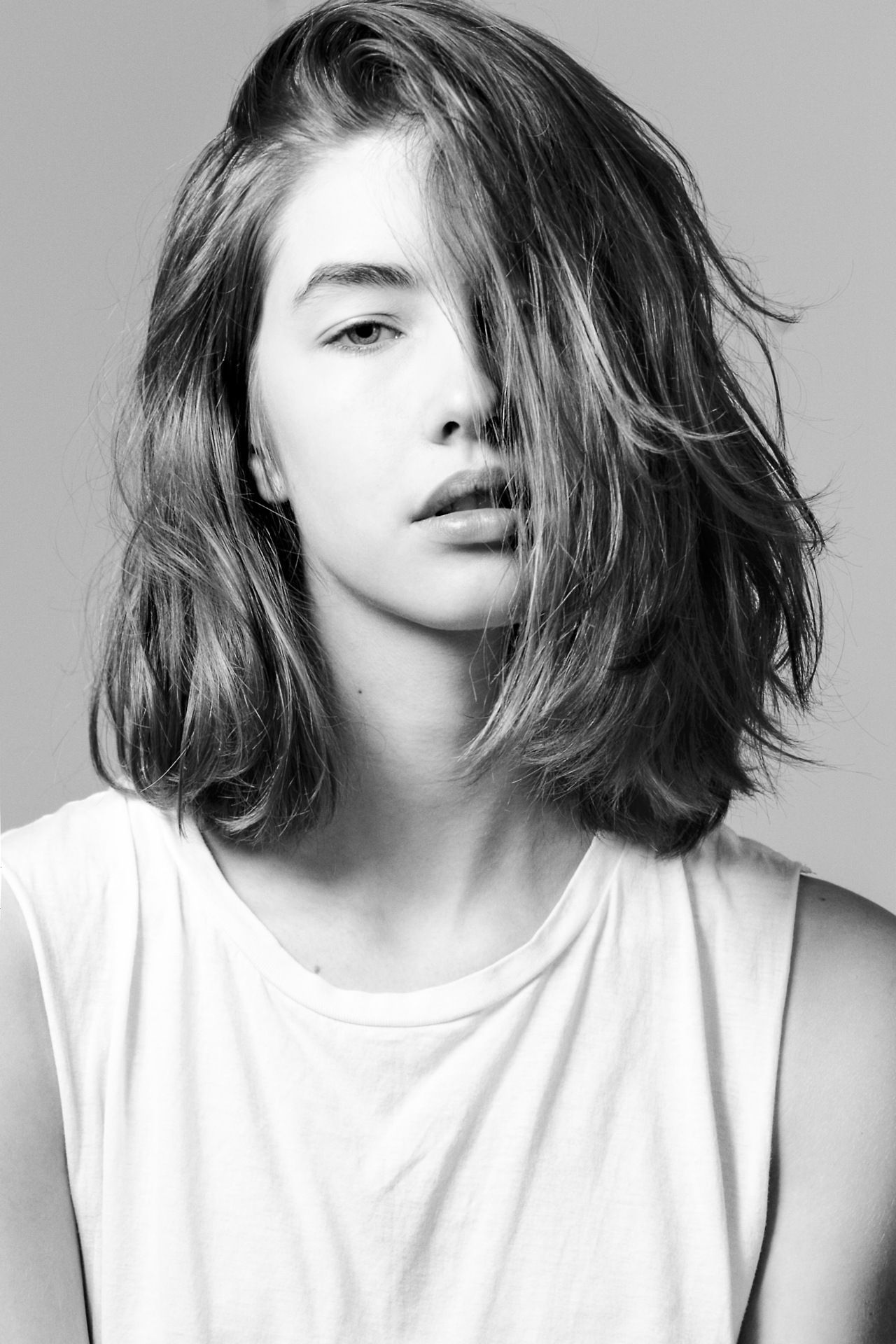 Length + Side Part #bob #longbob #hair | Hair | Pinterest | Bobs For Side Parted Messy Bob Hairstyles For Wavy Hair (Photo 11 of 25)