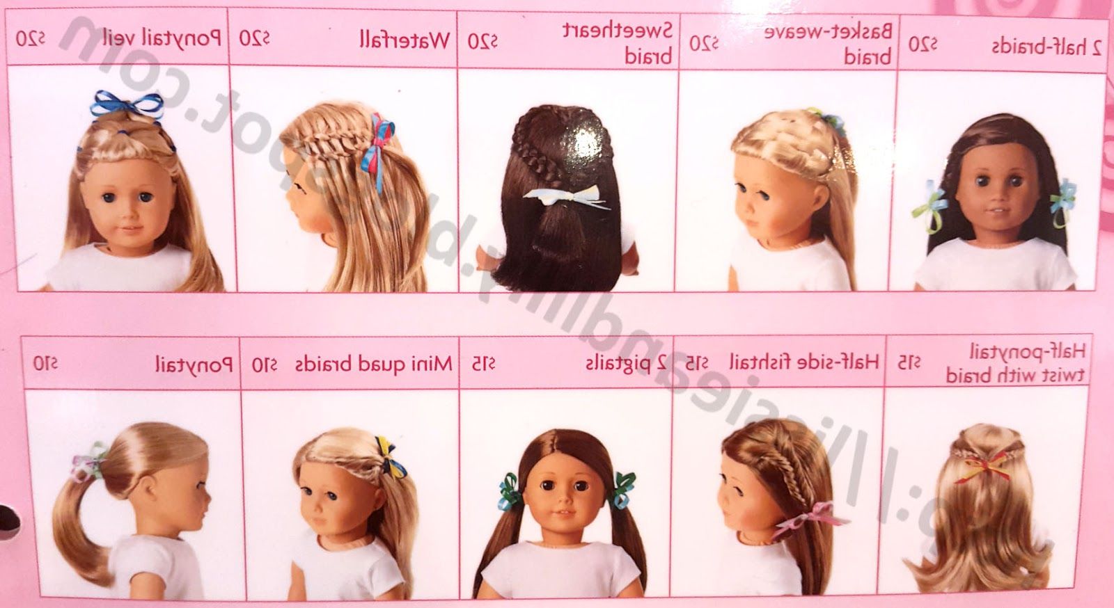 Lissie & Lilly: Ag Salon Hairstyles In Cute American Girl Doll Hairstyles For Short Hair (Photo 9 of 25)