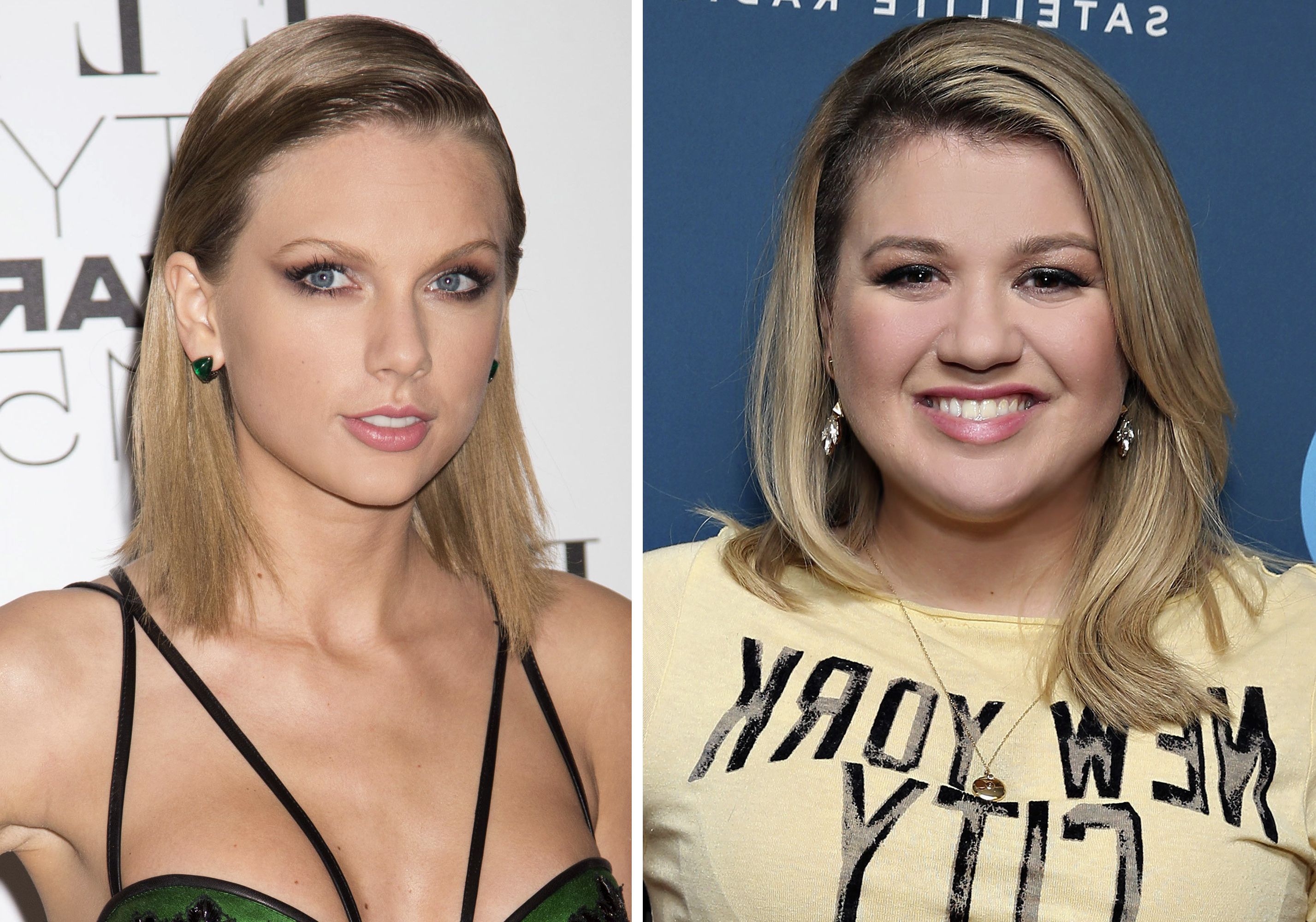Listen To Kelly Clarkson Cover Taylor Swift's Blank Space In Concert Throughout Kelly Clarkson Short Hairstyles (View 25 of 25)