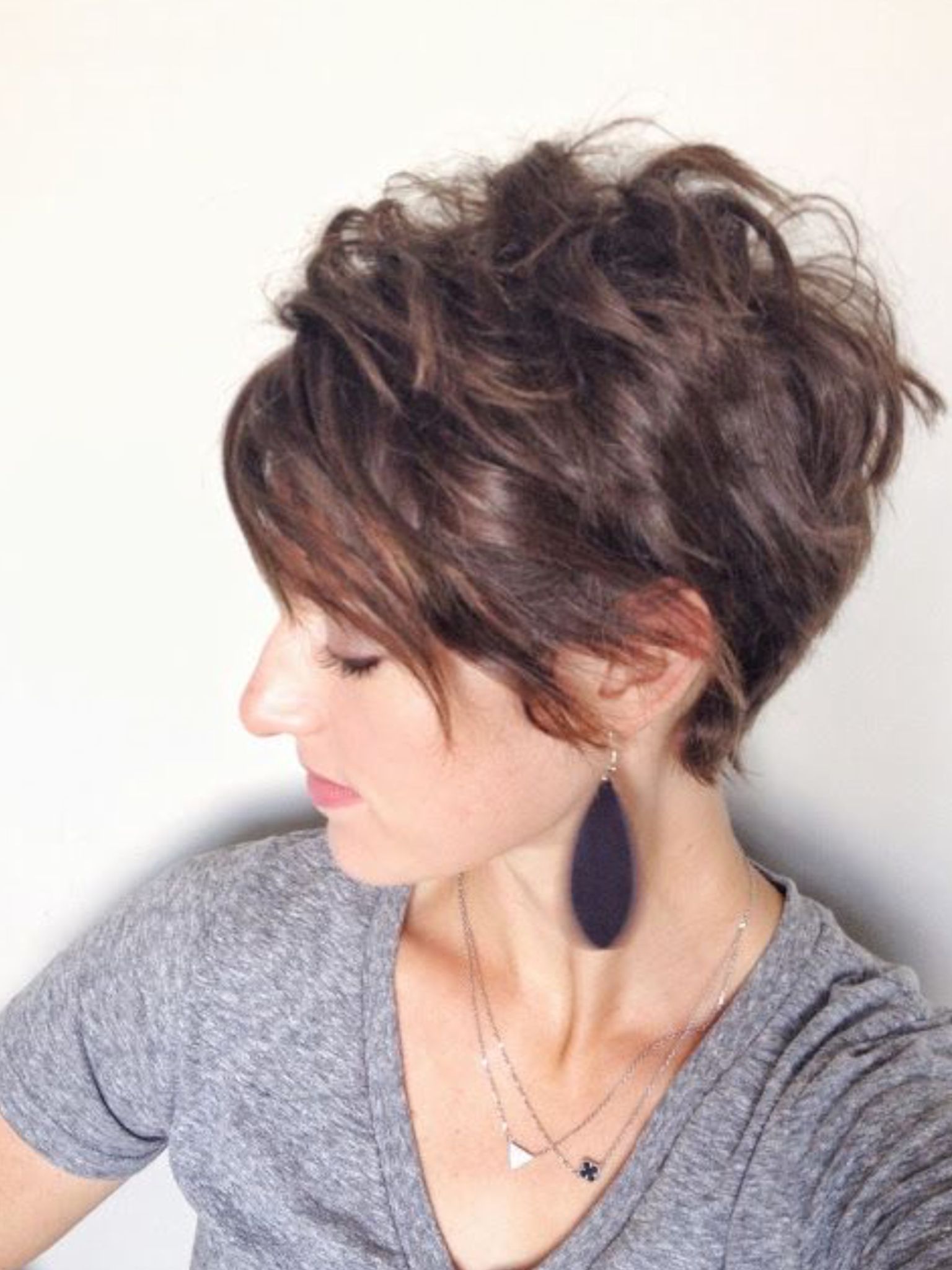 Featured Photo of 25 Best Ideas Long Messy Curly Pixie Haircuts