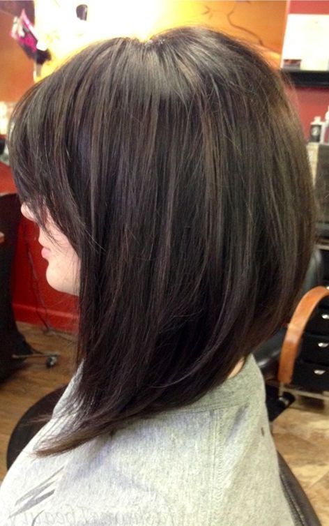 Long Inverted Bob. If I Ever Cut My Hair Again I Would Cut It Like Pertaining To Angled Bob Hairstyles For Thick Tresses (Photo 9 of 25)