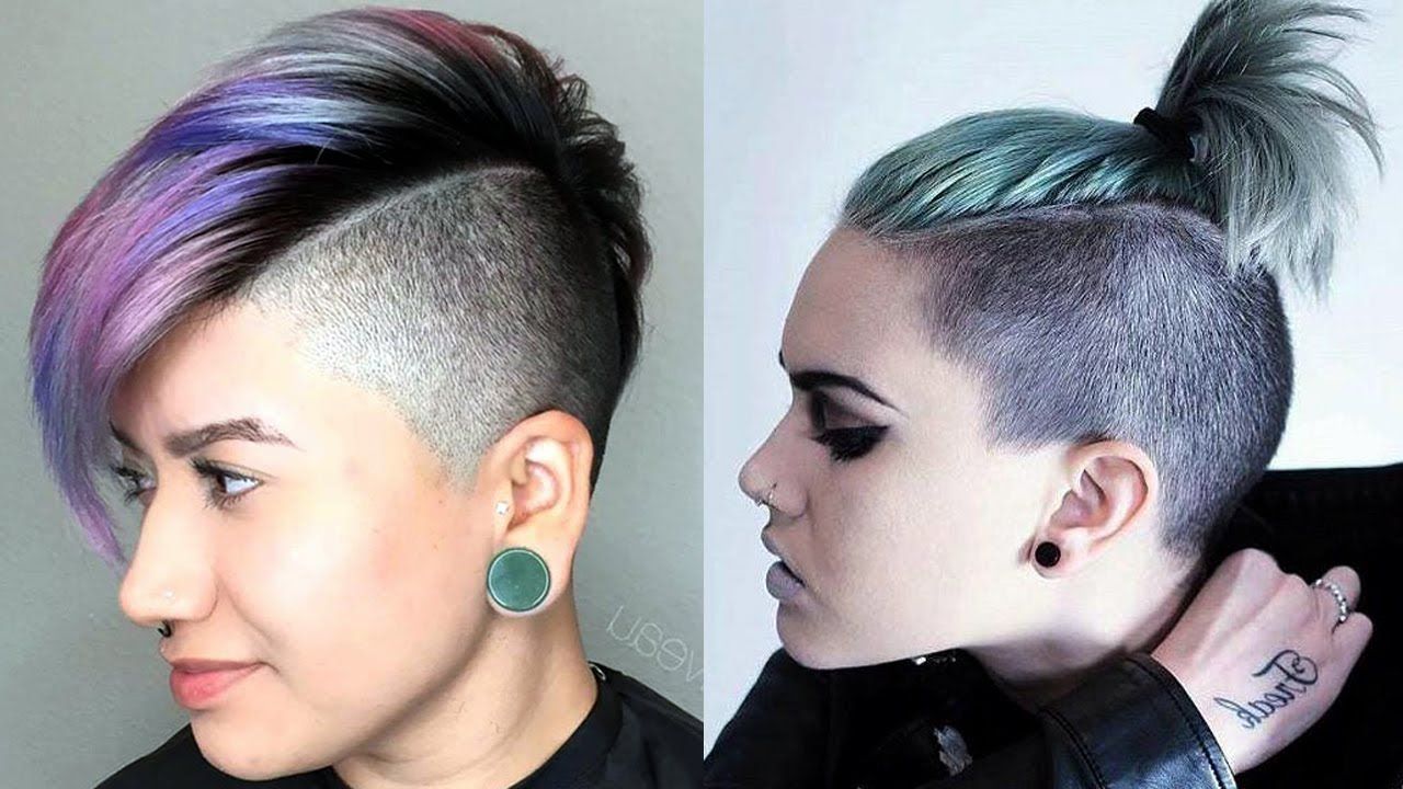 Long Top Short Sides Haircut Women / Extreme Short Hair Cut For For Short Hairstyles With Shaved Sides For Women (Photo 15 of 25)