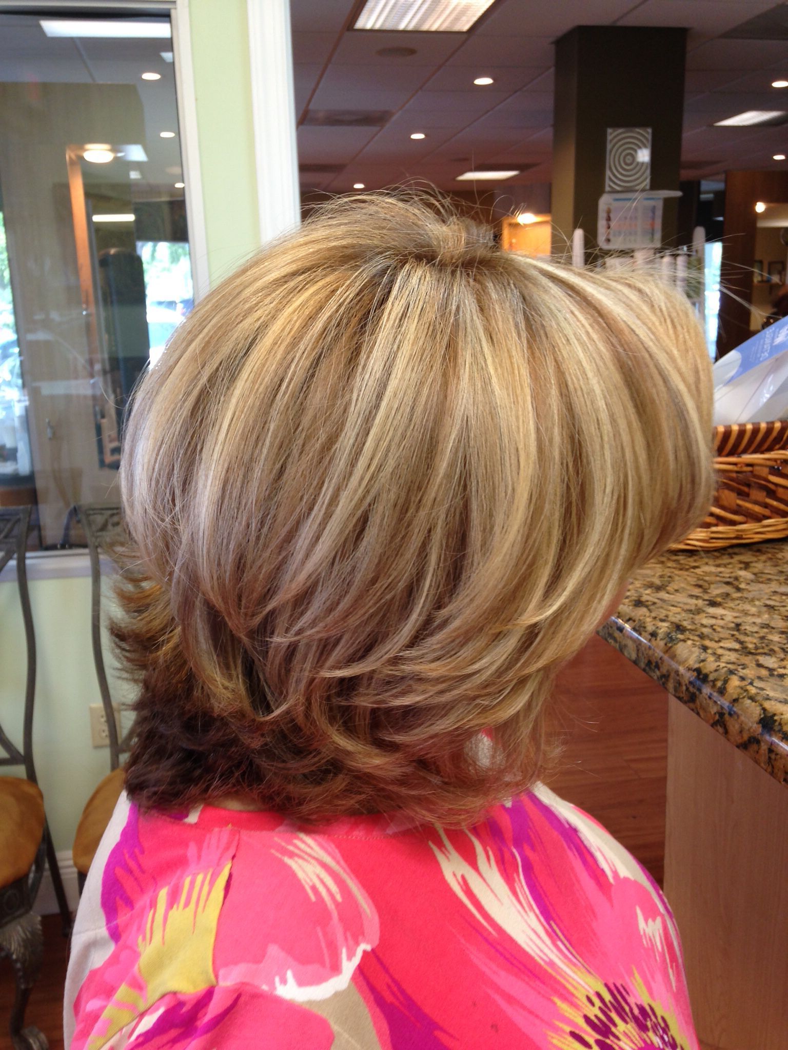 Lots Of Layers And Highlights For This Beauty's Hair (View 22 of 25)