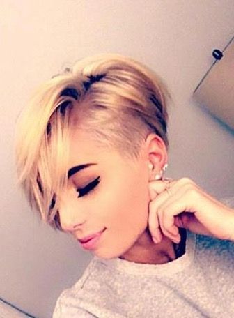 Love This Pixie Cut With Soft Lines But A Little Shave Too In Silver Side Parted Pixie Bob Haircuts (View 15 of 25)