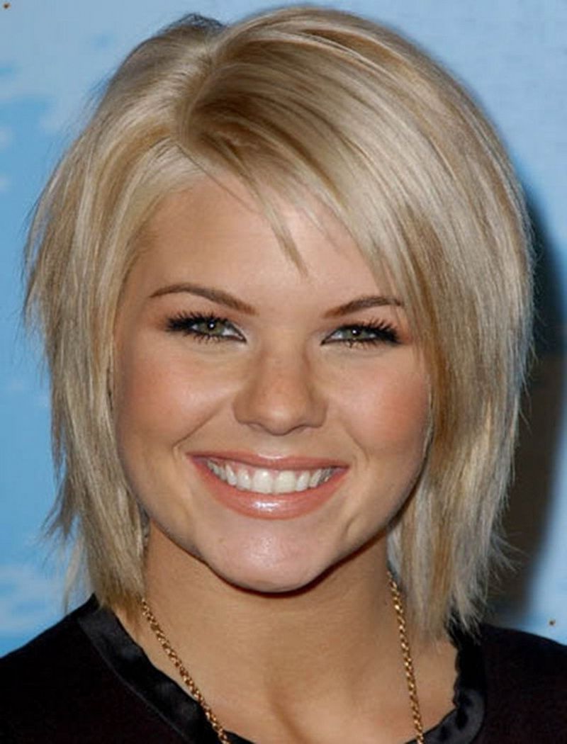 Medium To Short Hairstyles For Thin Hair Short Hairstyles Round Regarding Short Hairstyles For Thin Fine Hair And Round Face (Photo 14 of 25)