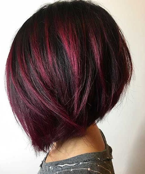 Most Beloved 25+ Bob Hairstyles For 2017 | Hair | Pinterest | Hair With Regard To Angled Burgundy Bob Hairstyles With Voluminous Layers (Photo 3 of 25)