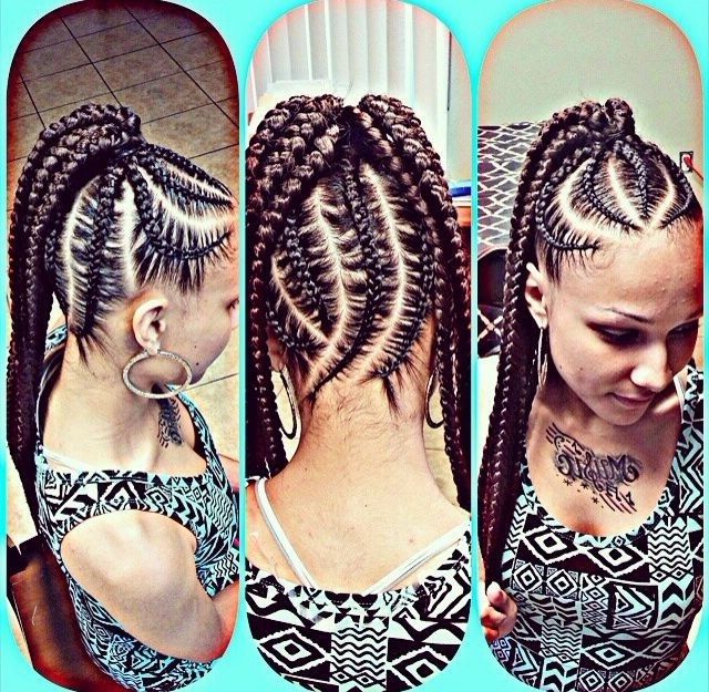 Natural Hair Styles. Protective Styles. Big Braids (View 7 of 25)