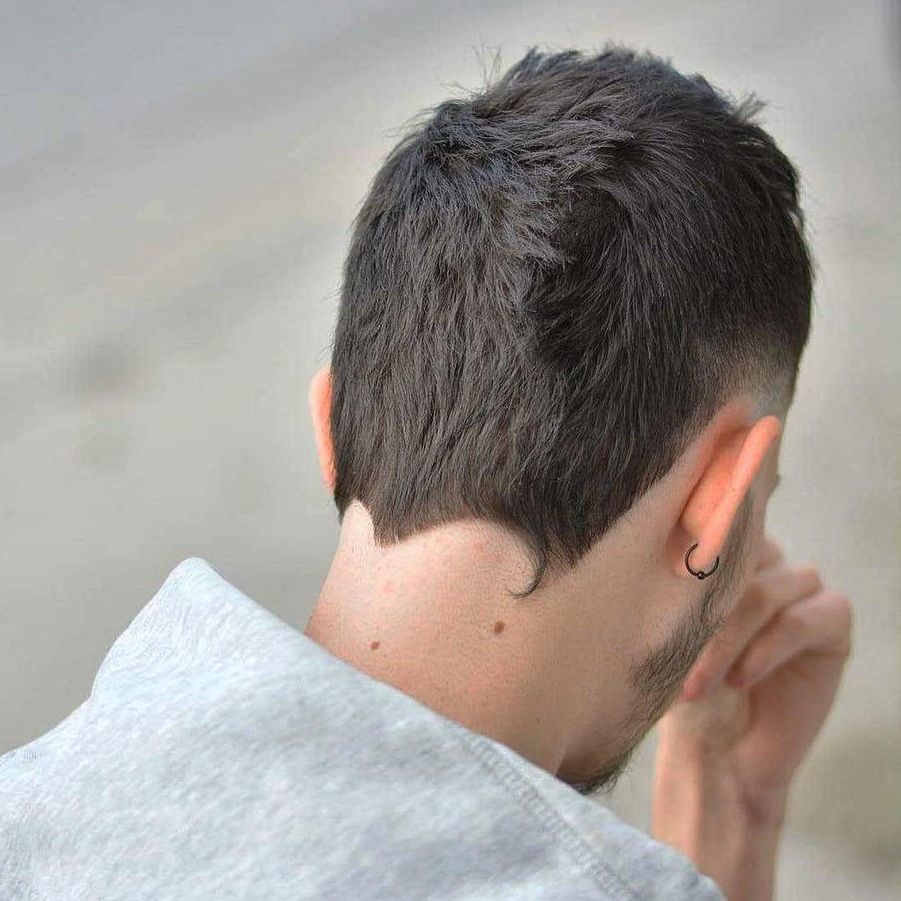 New Haircuts For Men 2018: The Nape Shape Throughout Curly Pixie Hairstyles With V Cut Nape (Photo 23 of 25)