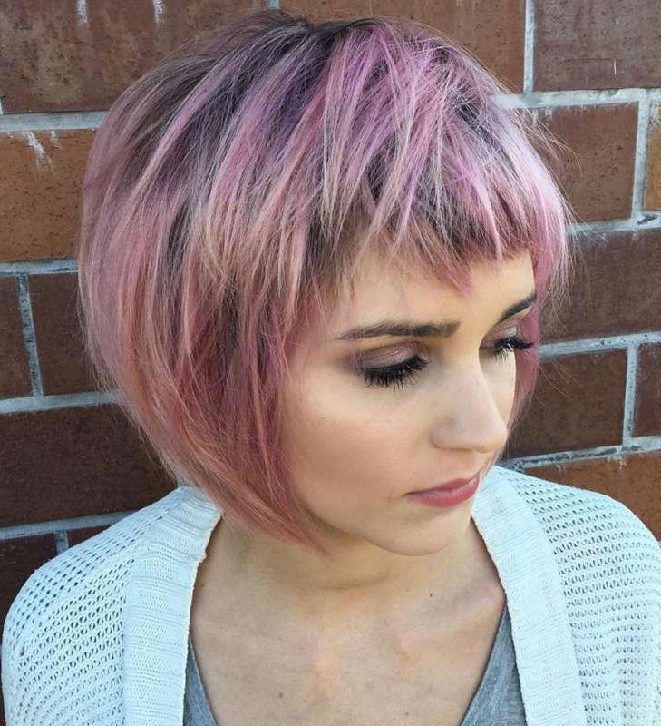 Pinkristi Barber On Lena Taryanik Short Hairstyles | Pinterest For Pastel Pink Textured Pixie Hairstyles (Photo 24 of 25)