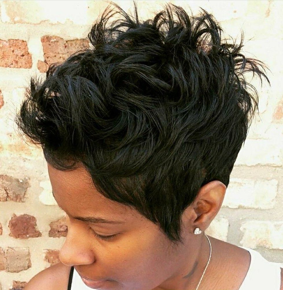 Pinv On Hair | Pinterest | Short Hair, Shorts And Hair Style Pertaining To Super Short Hairstyles For Black Women (Photo 25 of 25)