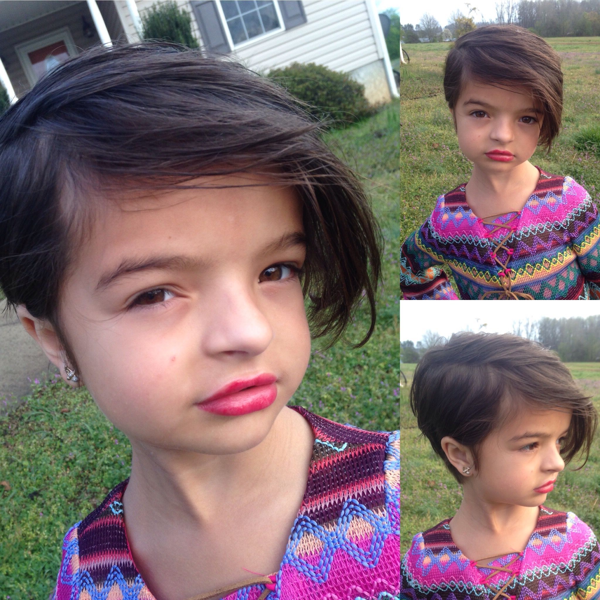 Pixie Cut, Pixie Haircut, Little Girl's Haircut, Little Girl's Regarding Short Edgy Girl Haircuts (Photo 11 of 26)