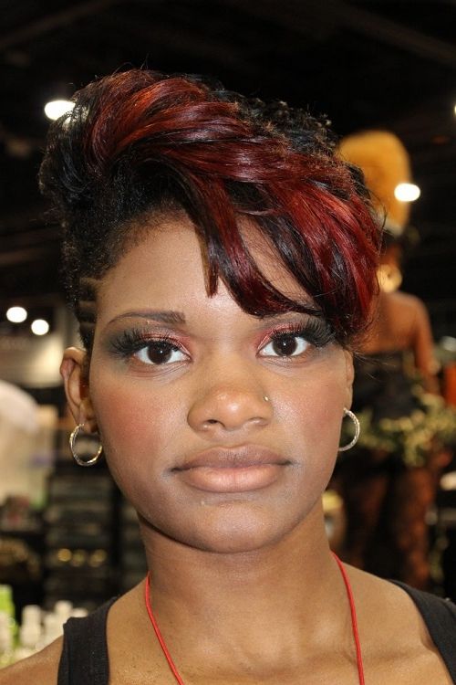 Pixie Hairstyles With Highlights For Black Women – Hair World Magazine Throughout Highlighted Pixie Bob Hairstyles With Long Bangs (Photo 22 of 25)