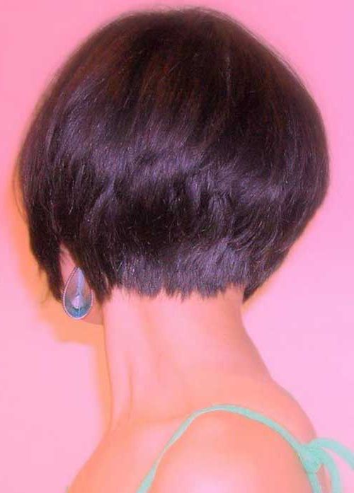Popular Stacked Bob Haircut Pictures | Short Hairstyles 2017 – 2018 Regarding Short Bob Hairstyles With Tapered Back (Photo 11 of 25)