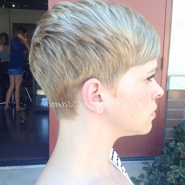 Proper Pixie Cuts : Photo | Hairstyles | Pinterest | Hair, Hair Cuts In Black And Ash Blonde Pixie Bob Hairstyles (View 4 of 25)