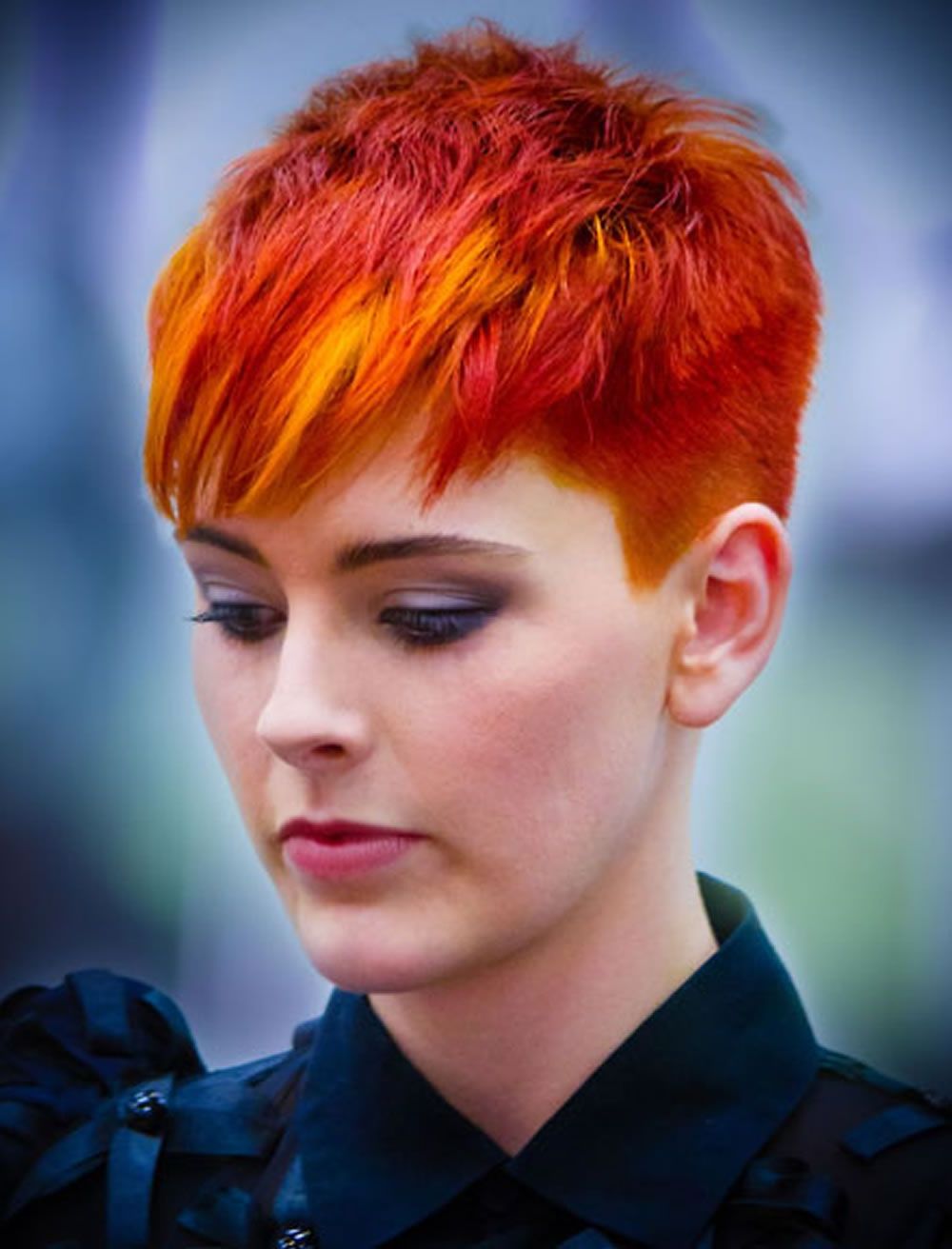 Red Hair Color For Short Hairstyles | 27 Cool Haircut  | Pixie For Short Hairstyles For Red Hair (View 15 of 25)
