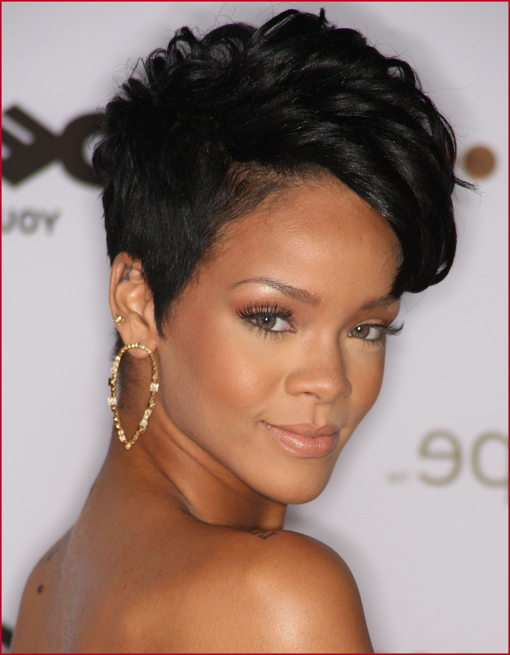 Rihanna Short Hairstyles 133940 Cute Short Hairstyles For Black Within Black Woman Short Hairstyles (View 22 of 25)
