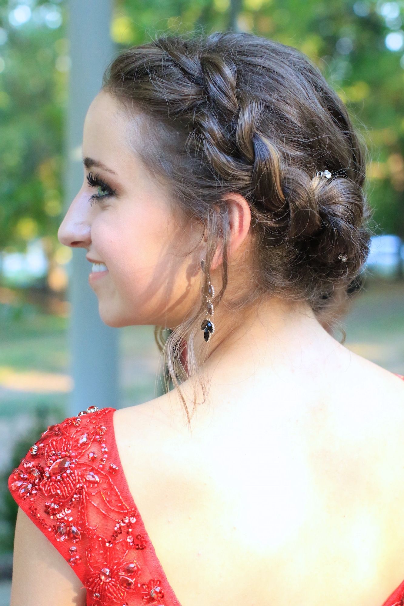 Rope Twist Updo | Homecoming Hairstyles | Cute Girls Hairstyles Intended For Cute Hairstyles For Short Hair For Homecoming (View 17 of 25)