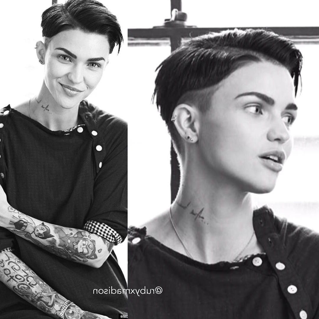 Ruby Rose I Love Your Haircut | Pixies!! In 2018 | Pinterest | Ruby Pertaining To Ruby Rose Short Hairstyles (View 17 of 25)