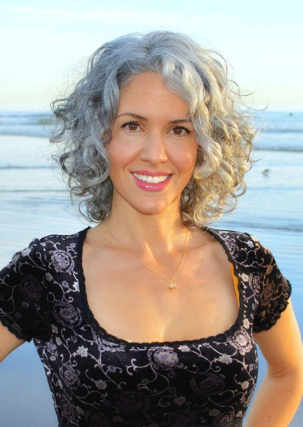 Sara Davis Eisenman, Model. Short, Curly, Layered Bob Whose Natural Inside Curly Grayhairstyles (Photo 5 of 25)
