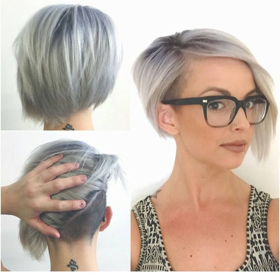 Selfie: Titanium And Undercut – Hair Color In 2018 | Haircuts With Short Edgy Girl Haircuts (View 6 of 26)