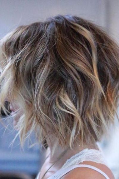 Shaggy Layered Bob For Thin Hair | Hairstyles In 2018 | Pinterest For Short Messy Asymmetrical Bob Haircuts (Photo 19 of 25)