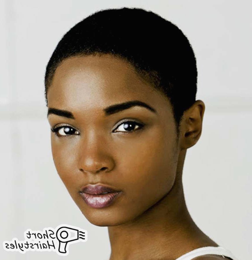 Short Black Hairstyles For Round Faces | The Best Hairstyles Inside Short Haircuts For Black Women Round Face (View 5 of 25)