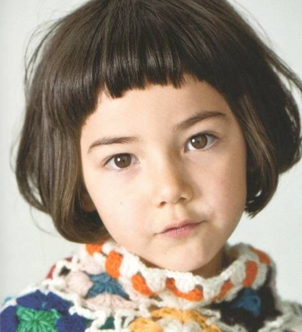 Short Bob With Fringe, Ends Slightly Curled. Very Cute | M & A Hair In Kids Short Haircuts With Bangs (Photo 2 of 25)