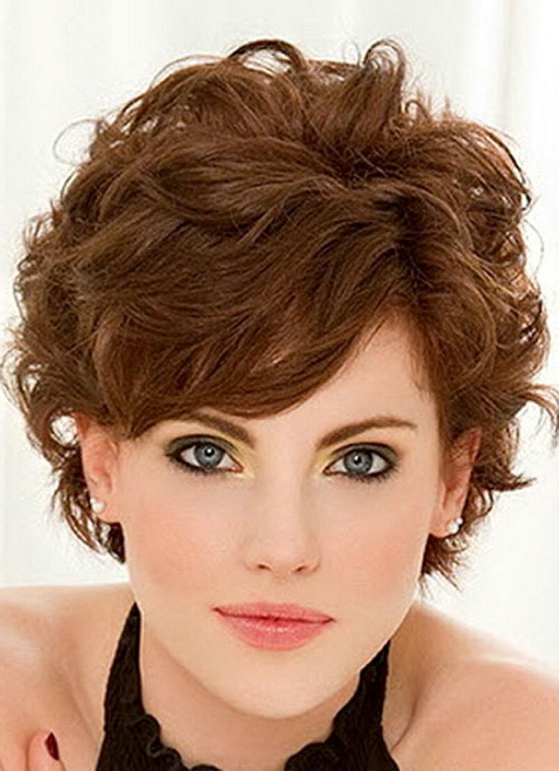 Short Fine Curly Hair Haircuts Short Hairstyles For Fine Wavy Hair Inside Short Fine Curly Hair Styles (Photo 1 of 25)