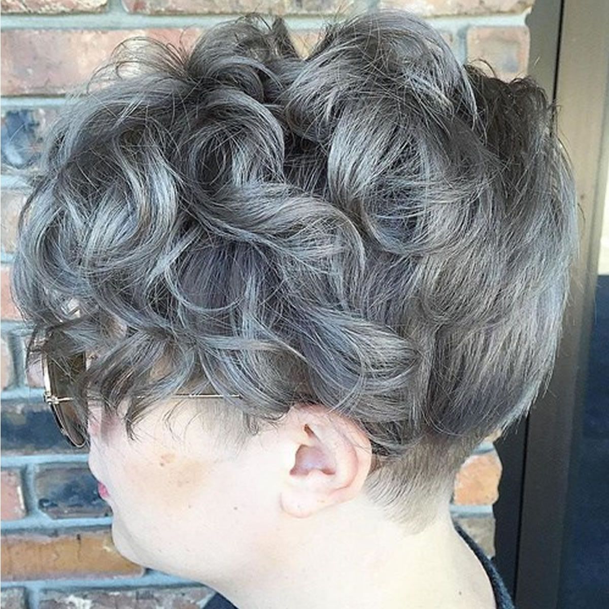 Short Grey Curly Silver Hairstyles – Hairstyles Inside Curly Grayhairstyles (Photo 19 of 25)