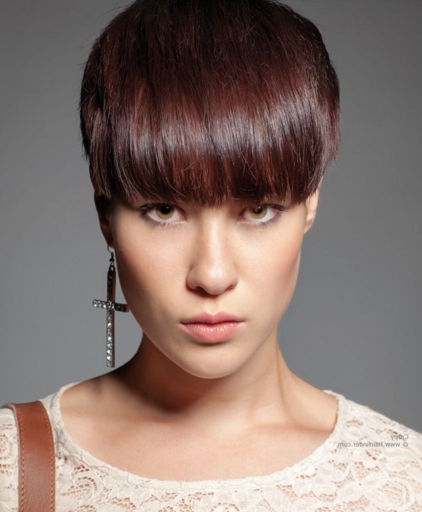 Featured Photo of 25 Best Ideas Short Haircuts with Full Bangs