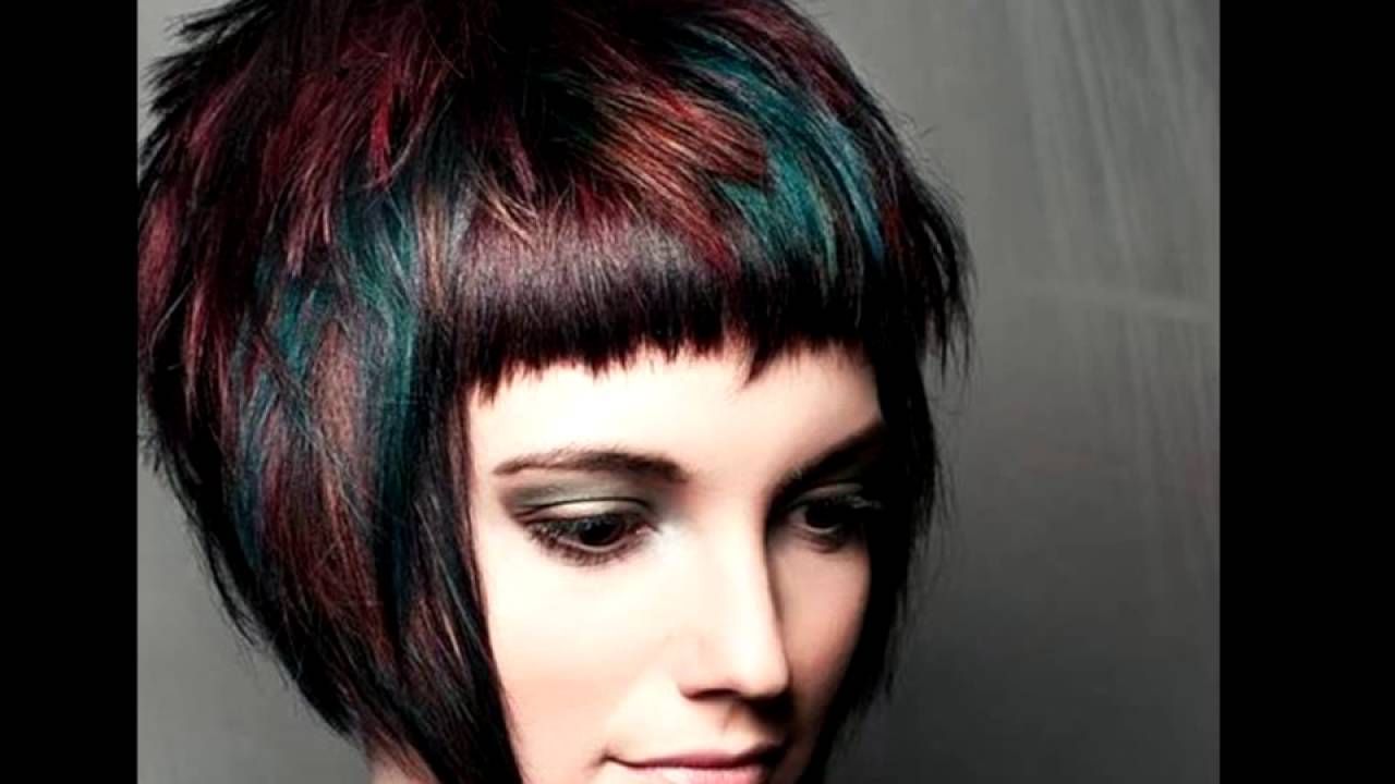 Short Hair With Highlights Ideas For Women – Youtube Intended For Short Hairstyles With Red Highlights (Photo 23 of 25)