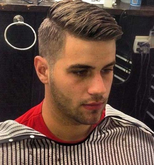 Short Haircut Styles : Haircuts For Short Hair Guys Wearing Red With Regard To Short Haircuts With Side Part (View 19 of 25)
