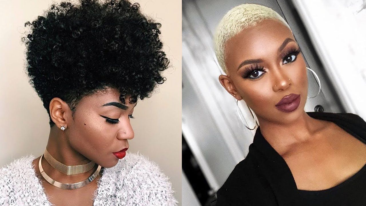 Short Haircuts For Black Women With Straigth Afro & Natural Hair In Black Women Natural Short Haircuts (View 20 of 25)