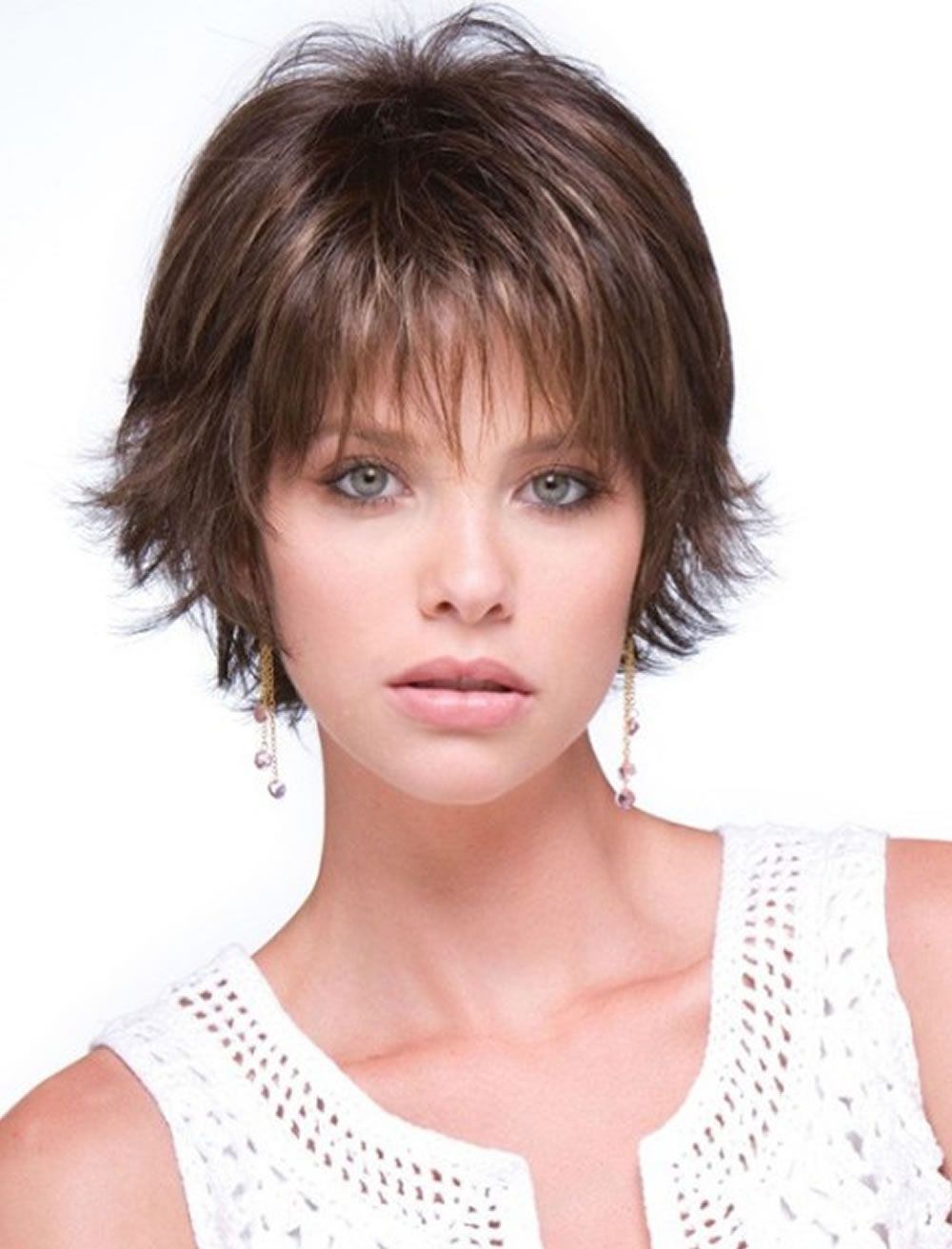 Short Haircuts For Round Face Thin Hair Ideas For 2018 – Page 4 Inside Short Haircuts For Fat Face (Photo 10 of 25)