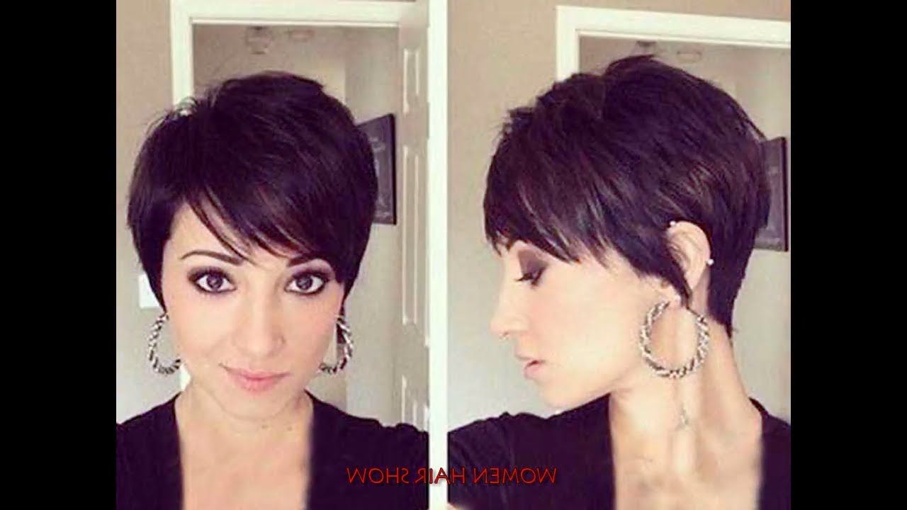 Short Haircuts For Round Faces 2017 – Leymatson Regarding Short Haircuts For Round Faces Women (View 19 of 25)
